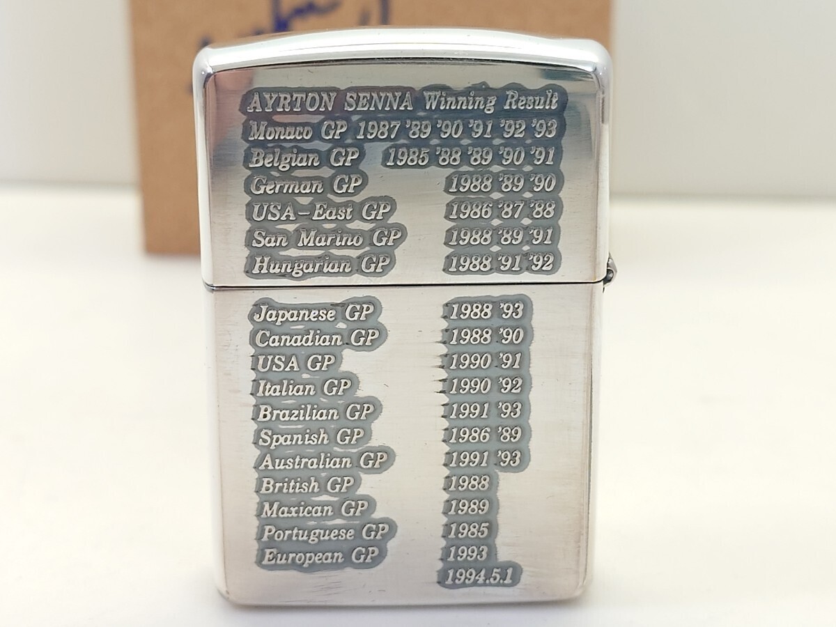 Zippo ジッポライター アイルトン・セナ メモリアル ブラジル Zippo ジッポライター アイルトン・セナ メモリアル ブラジル