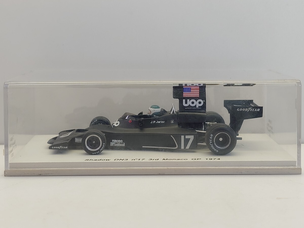 ジャンク品 スパークモデル 1/43 シャドウ DN3 フォード #17 J・Ｐ ジャリエ 1974 モナコGP S1684