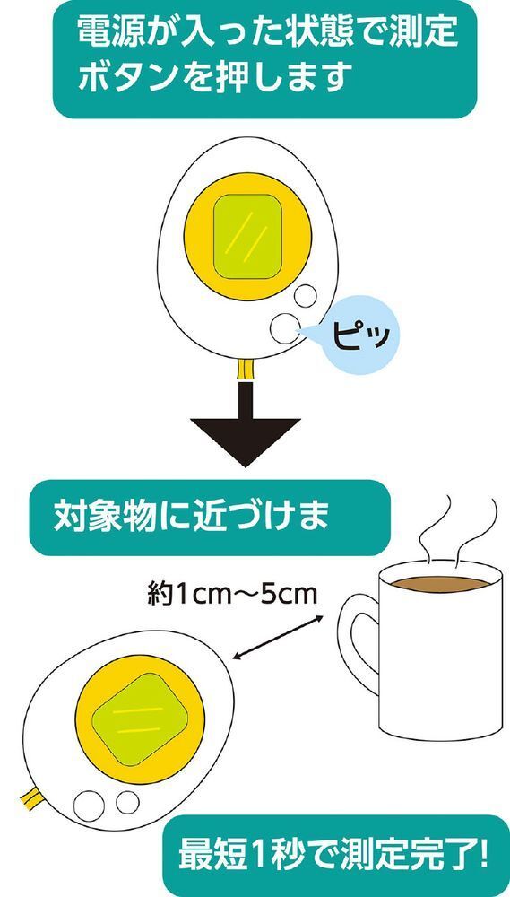アーテック 攜帯用非接觸検溫計(jì) 溫たま 51403 [衛(wèi)生用品]