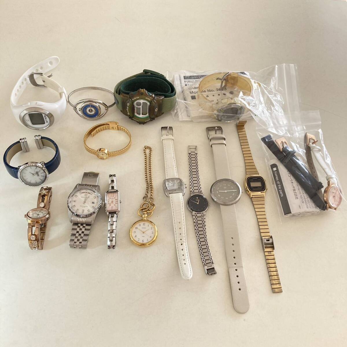 543-0241 腕時計など　16点まとめて　agnes b Baby-G CITIZEN WIRED ABISTE Angel Heart CASIO など