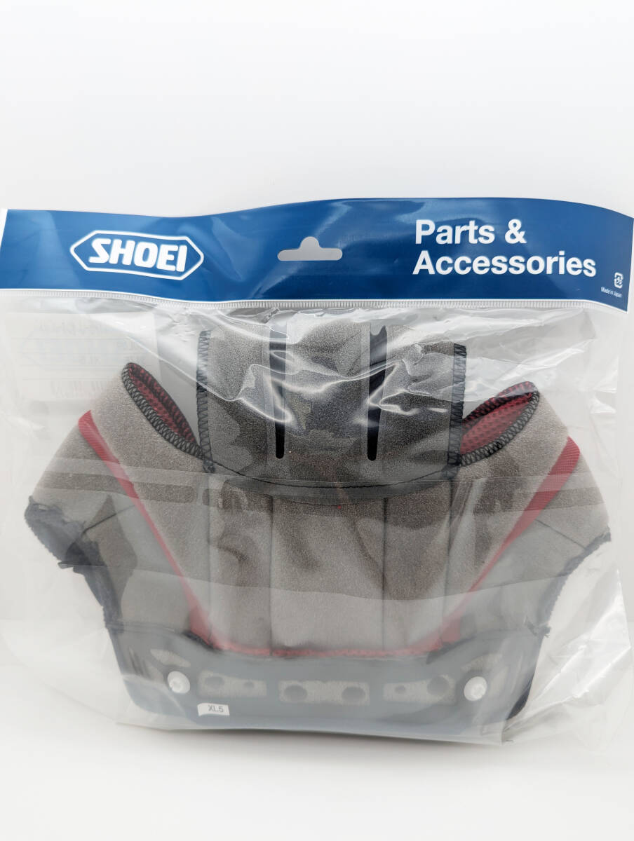 1) 新品 未使用 SHOEI ショウエイ TYPE-J センターパッド XL5 1) 新品 未使用 SHOEI ショウエイ TYPE-J センターパッド XL5