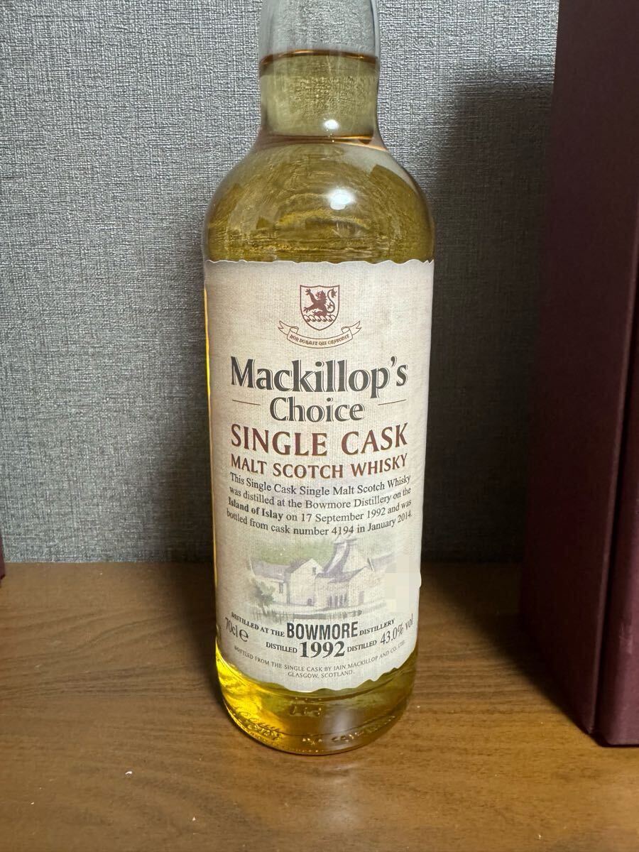 Bibian 比比昂- Mackillop's Choice マキロップチョイスBowmore Bibian 比比昂- Mackillop's Choice マキロップチョイスBowmore