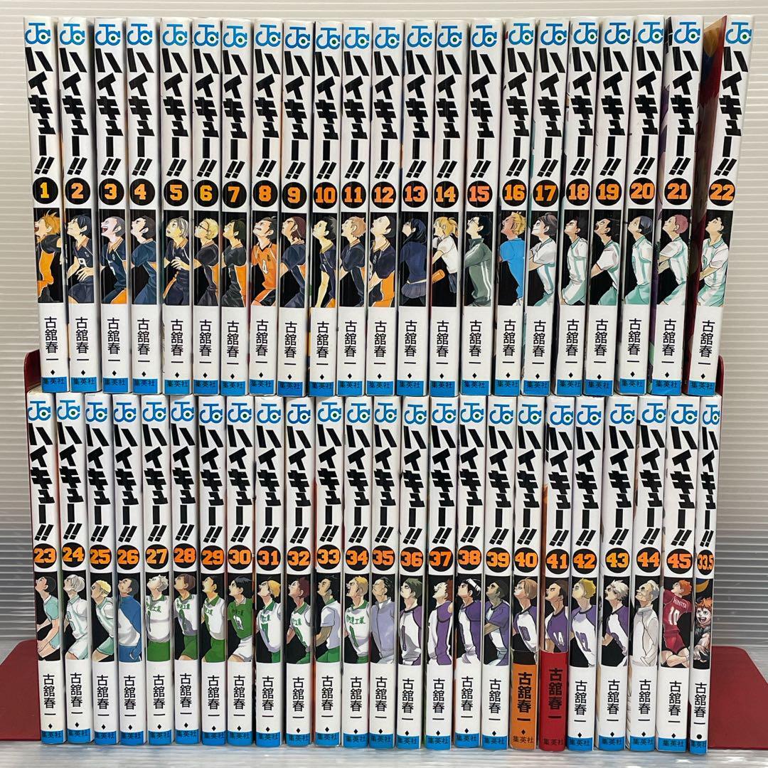 ハイキュー!! 1~45巻 全巻 + 33.5巻 音駒番外編 計46冊セット ハイキュー!! 1~45巻 全巻 + 33.5巻 音駒番外編 計46冊セット