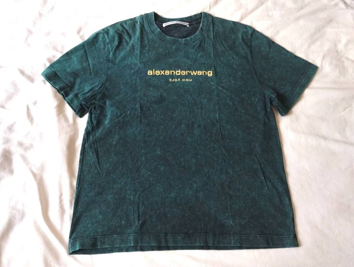 Alexander wang TシャツXL マイファスHiro着 金刺繍|Yahoo Alexander wang TシャツXL マイファスHiro着 金刺繍|Yahoo