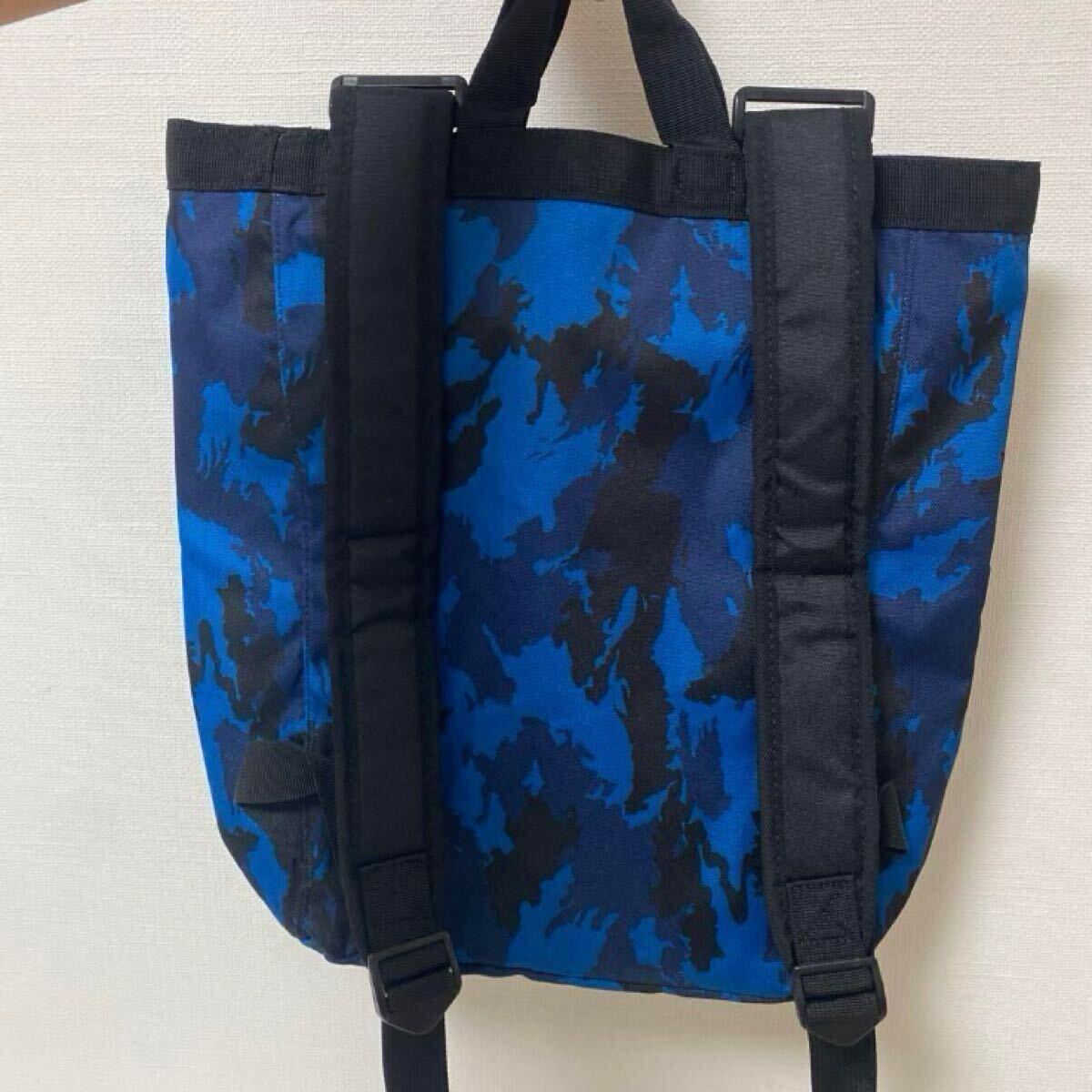ATHLETA 迷彩柄バックパック 新品 新品 ATHLETA アスレタ 迷彩 2way リュックサック トートバッグ