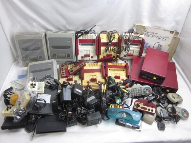 【まとめ売り 動作未確】 ゲーム スーパーファミコン 本体 HVC-002 HVC-001 コントローラー 電源ケーブル 周辺機器