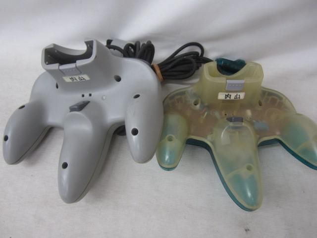 同梱可】中古品 ゲーム NINTENDO 64 本体 NUS-001 クリアブルー