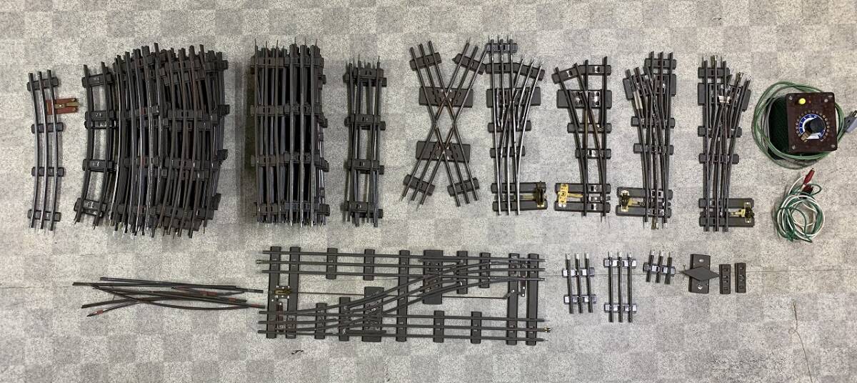 まとめて　大量　鉄道模型　線路　レール　鉄道　電車　昭和　レトロ　ヴィンテージ　変圧器付き　①