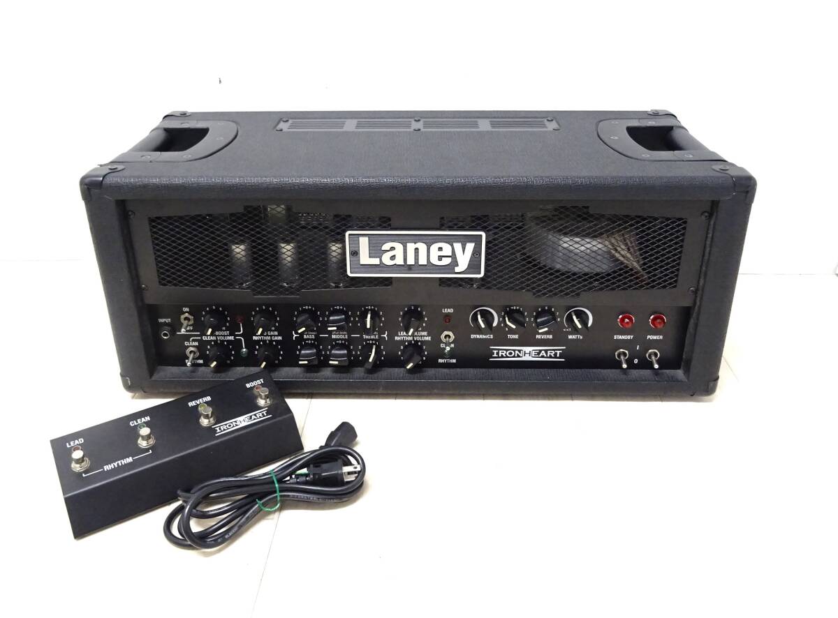 MU-016◆Laney IRON HEART IRT120H レイニー ギターアンプ/ギターアンプヘッド 120W 真空管搭載 中古品【同梱不可】 