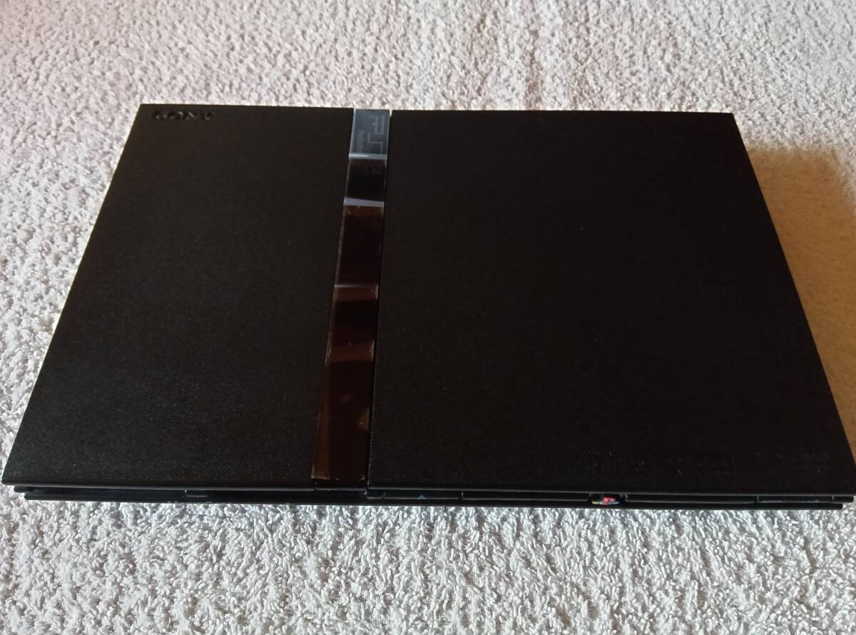 美品 PlayStation2(SCPH-77000) ワイヤレスコントローラー(PXKWCR-BK) オマケ多数