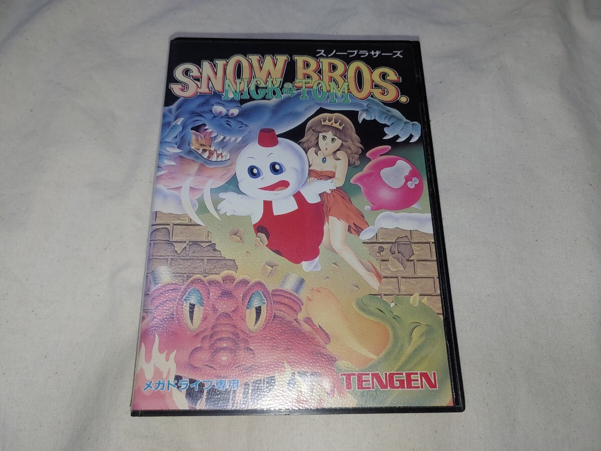 コレクター引退】完品 メガドライブ スノーブラザーズ SNOW BROS コレクター引退】完品 メガドライブ スノーブラザーズ SNOW BROS
