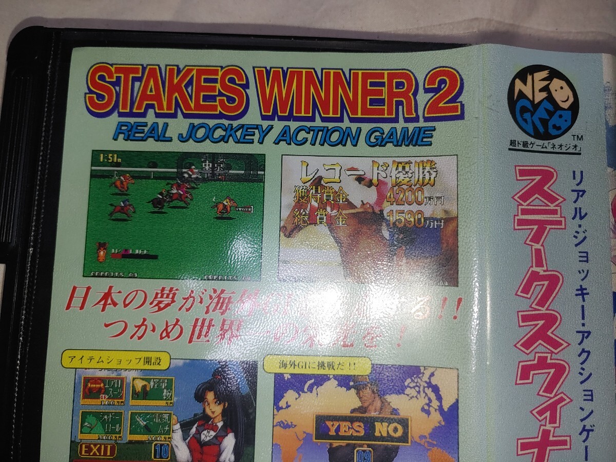 ネオジオ ステークスウィナー2 ROM カセット SNK NEO-GEO STAKES