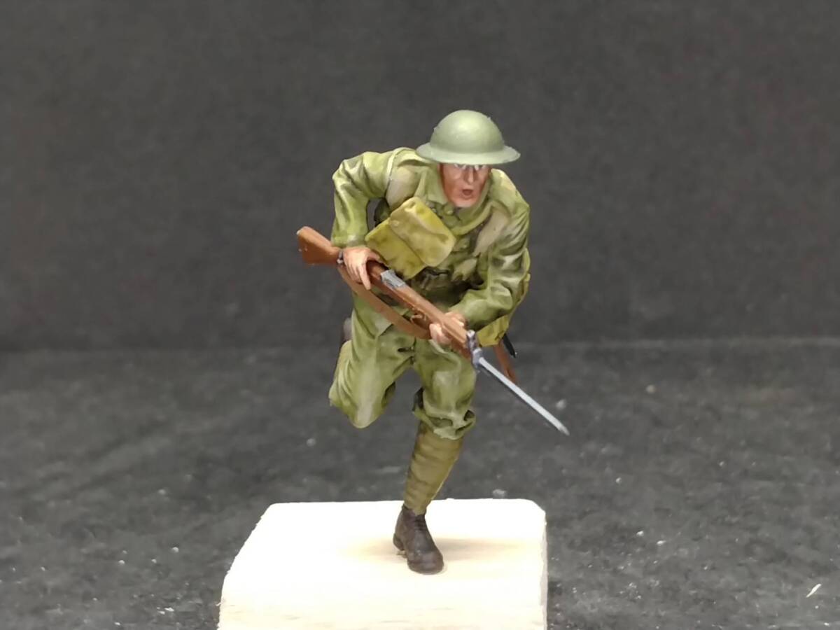 塗装済み・完成品】1/35 イギリス歩兵セット④ 手堅く タミヤ 塗装済み・完成品】1/35 イギリス歩兵セット④ 手堅く タミヤ