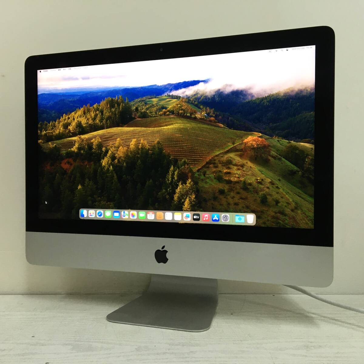 ☆【美品 21.5インチ】Apple iMac (Retina 4K， 21.5-inch， 2019) A2116 Core i7(8700)/3.2GHz RAM:32GB/HDD:1TB，SSD:28GB Sonoma 動作品