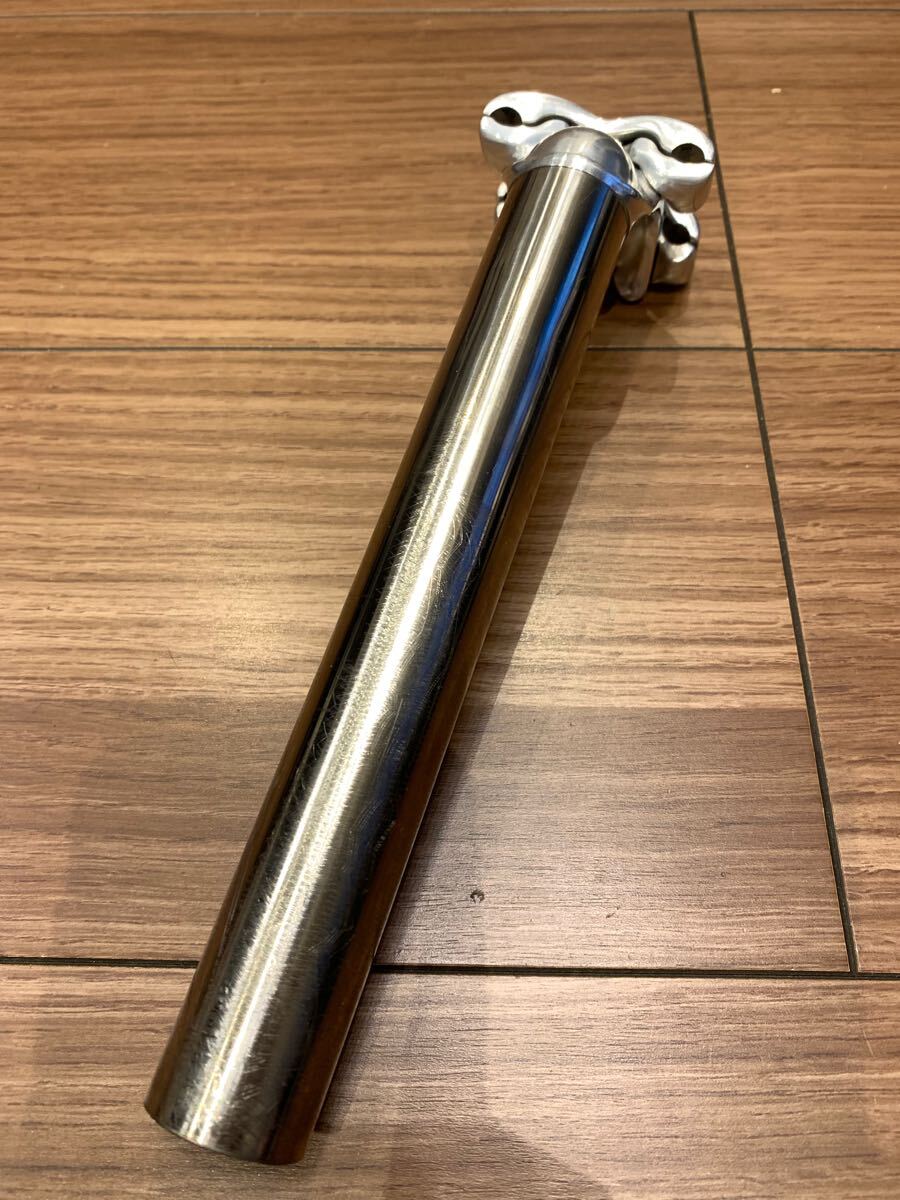 希少品 campagnolo カンパニョーロ record レコード titanium チタニウム シートポスト 27.2 mm チタン シートピラー