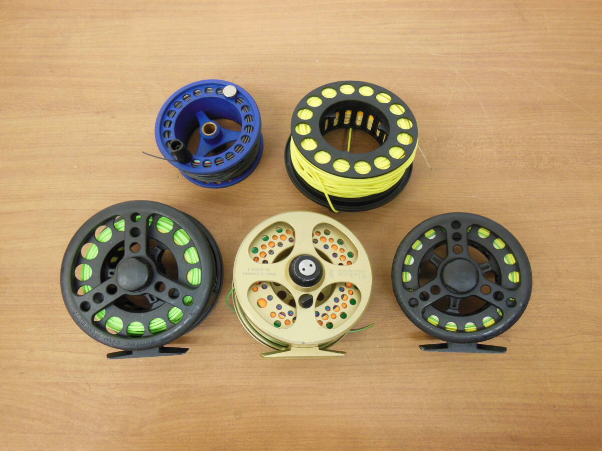 1円スタ RST Zirkon 3 / Loopなど フライリール 5点セット 詳細不明