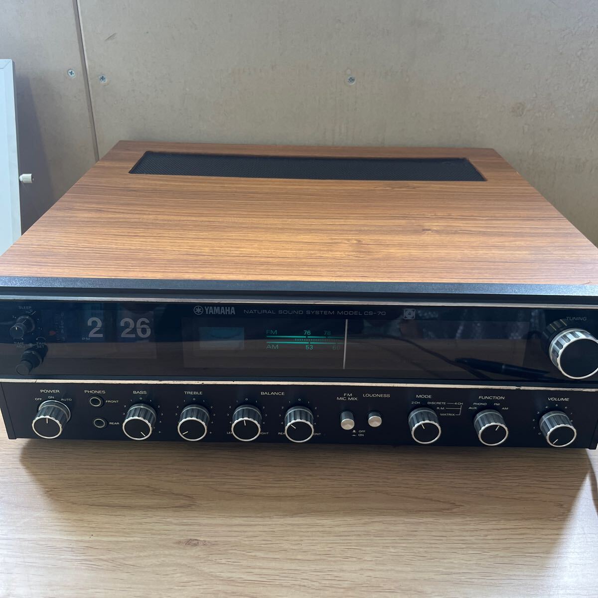 ZD●501 YAMAHA ヤマハ NS SERIES CS-70 チューナーアンプ