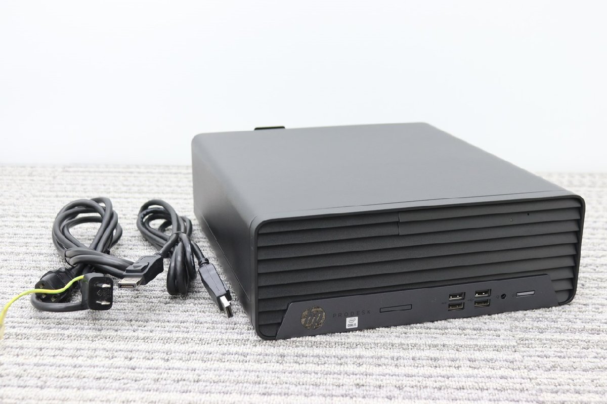 D【i5第10世代】HP / ProDesk 400 G7 / CPU：core i5-10500@3.10GHz /メモリ：8GB / SSD：256GB / Windows11Pro