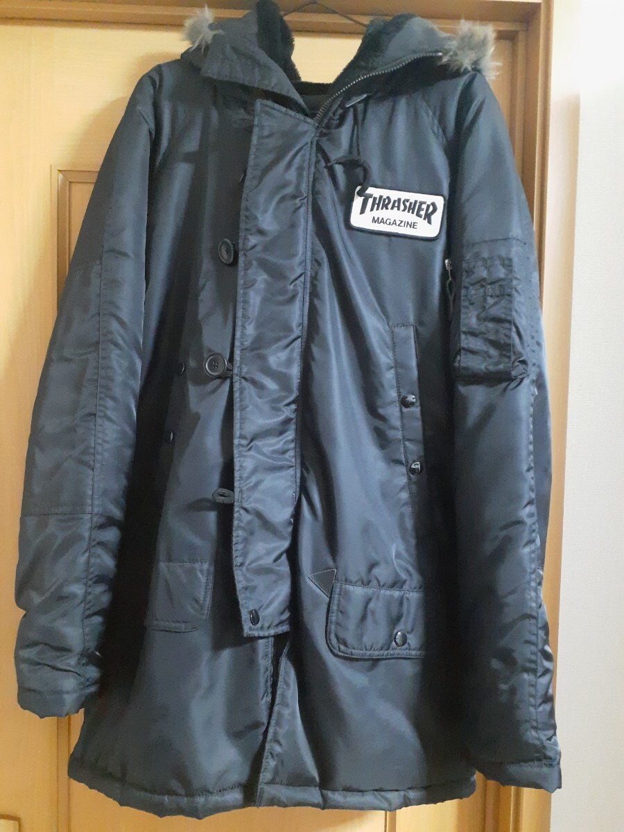 THRASHER スラッシャー N-3B フライトジャケット ミリタリー N3B sizel_画像1