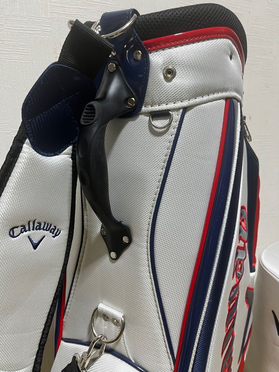 美品 Callaway キャロウェイ キャディーバッグ フードカバー付属 美品 Callaway キャロウェイ キャディーバッグ フードカバー付属
