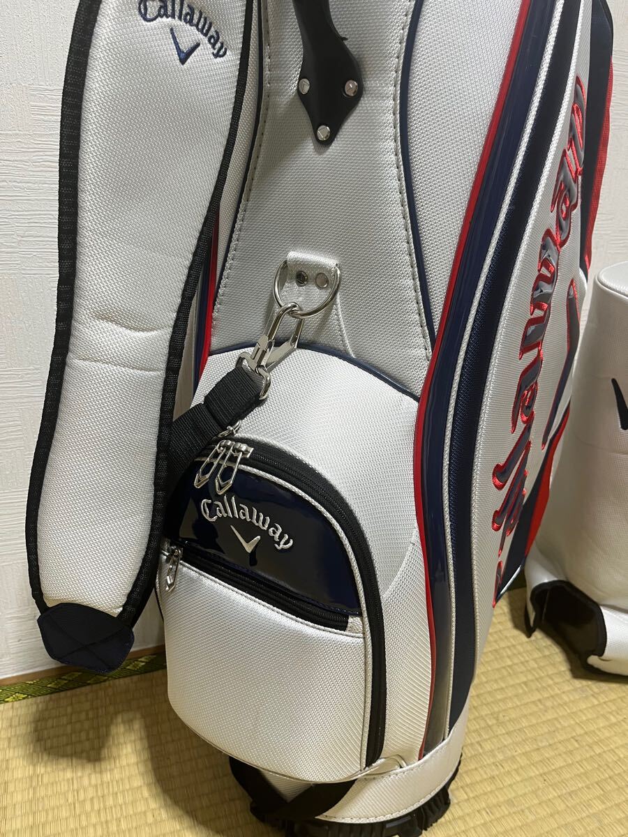 美品 Callaway キャロウェイ キャディーバッグ フードカバー付属 美品 Callaway キャロウェイ キャディーバッグ フードカバー付属