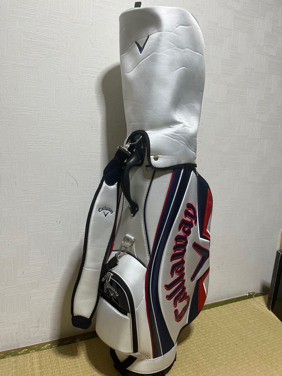 美品 Callaway キャロウェイ キャディーバッグ フードカバー付属 美品 Callaway キャロウェイ キャディーバッグ フードカバー付属