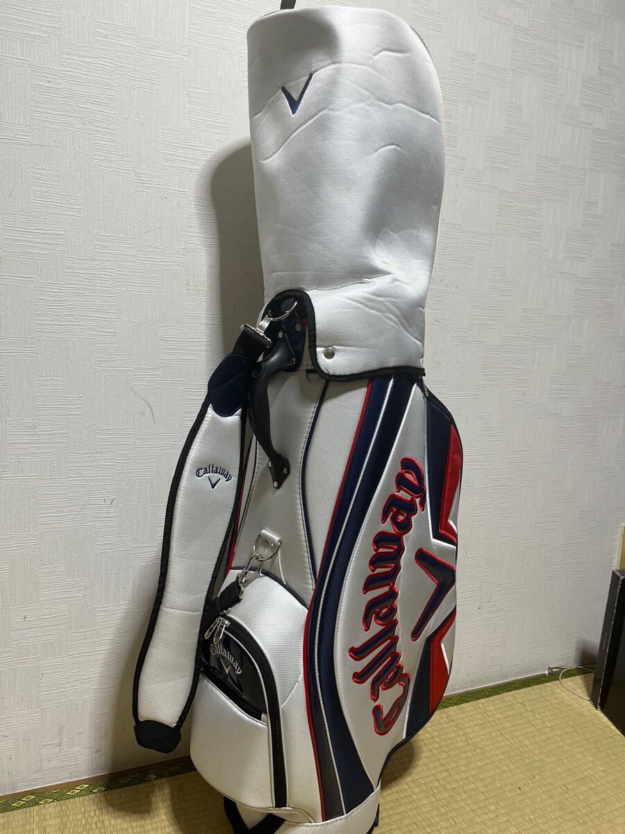 美品 Callaway キャロウェイ キャディーバッグ フードカバー付属 美品 Callaway キャロウェイ キャディーバッグ フードカバー付属