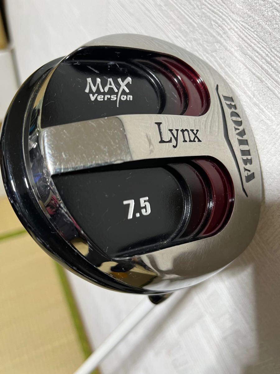 ぶっ飛び ドラゴンプロ支給品 LNKS BOMBA MAXドライバー7 5度 ぶっ飛び ドラゴンプロ支給品 LNKS BOMBA MAXドライバー7 5度