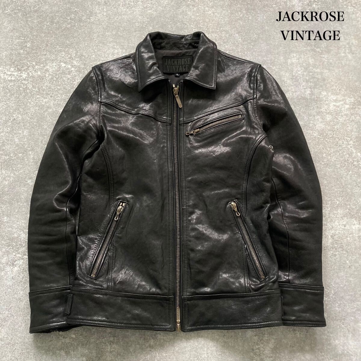 JACKROSE VINTAGE】ジャックローズ ヴィンテージ 山羊革レザー JACKROSE VINTAGE】ジャックローズ ヴィンテージ 山羊革レザー