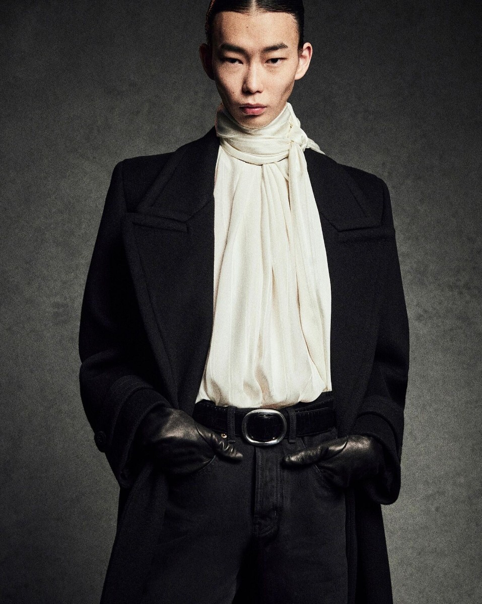 新品 saint laurent paris 23aw ベルト サンローランパリ アンソニーヴァカレロ オーバルバックル レザーベルト 85 ysl 革ベルト