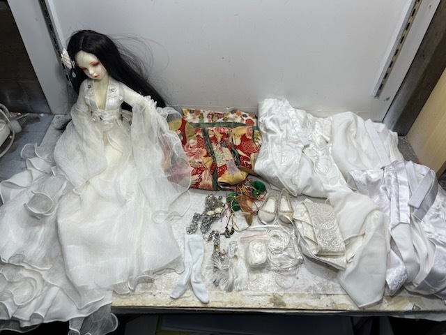 DOLLZONE 1/4 球体関節人形 全長42cm 白無垢 着物 ドレス 小物等 DOLLZONE 1/4 球体関節人形 全長42cm 白無垢 着物 ドレス 小物等