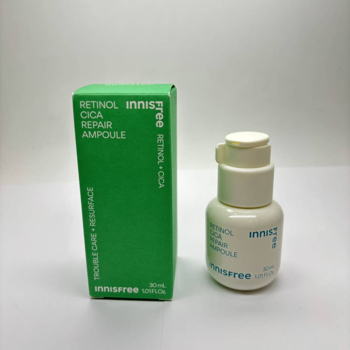 新品 未使用 イニスフリー レチノール シカ リペア セラム （美容液）30mL レチノール（整肌成分）