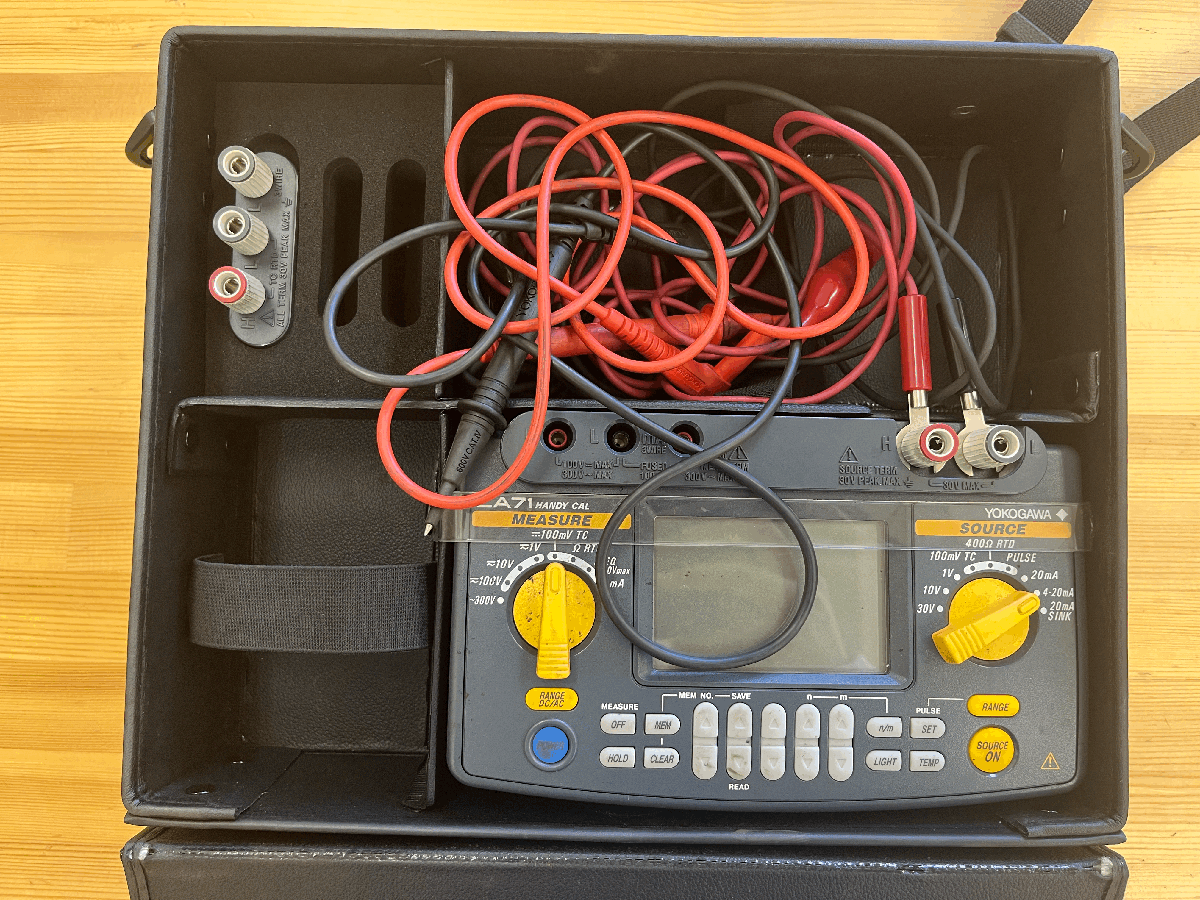1円スタート YOKOGAWA 横川 ハンディキャル CA71 通電確認済 現状品