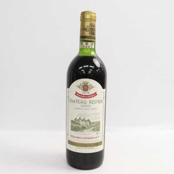1円~CHATEAU RESPIDE（シャトー レスピド）1979 14％未満 750ml T24H290087