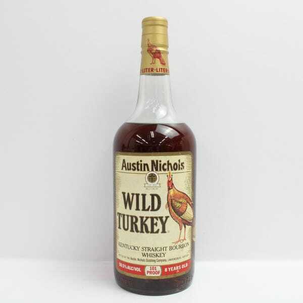 WILD TURKEY（ワイルドターキー）8年 101プルーフ 金キャップ 50.5％ 1000ml ※オリ有り X24I200019