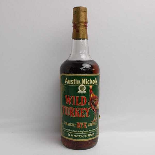 WILD TURKEY（ワイルド ターキー）ライ グリーンラベル 旧 50.5％ 750ml ※ラベル傷み・剥がれ X24I270022