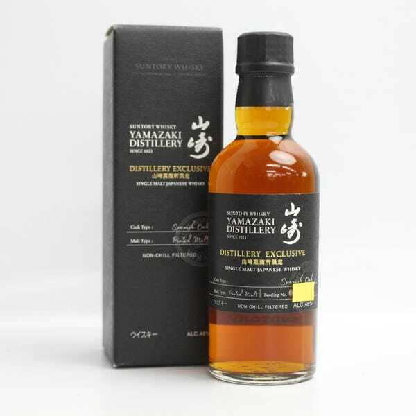 SUNTORY（サントリー）山崎 蒸溜所限定 スパニッシュオーク ピーテッドモルト ベビーボトル 48％ 180ml W24I270003