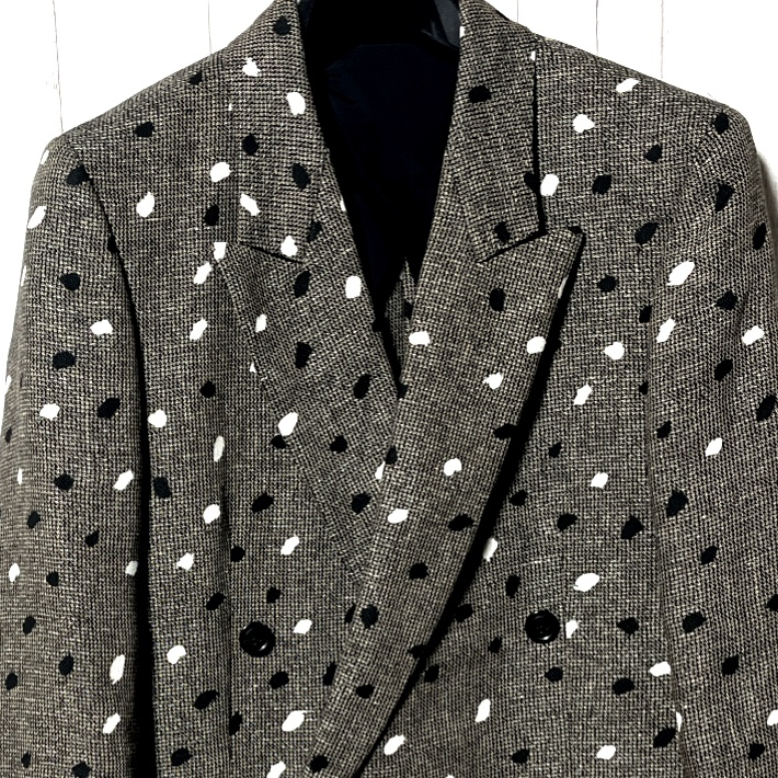  Paul Smith linen двойной tailored jacket S Paul Smith точка способ краска 