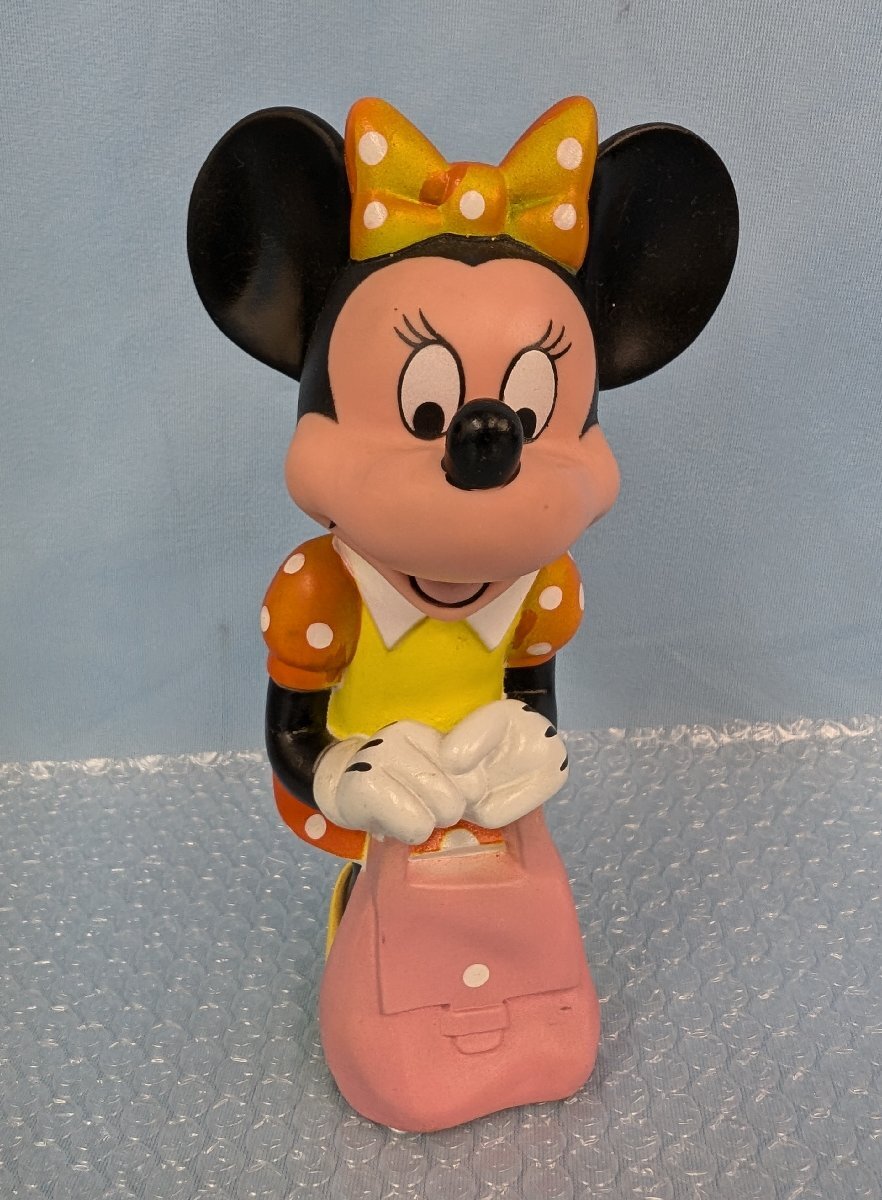 * figure sofvi pipe attaching doll Vintage Disney Minnie Mouse Taiwan made present condition delivery 