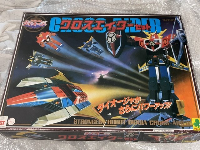 クローバー　超合金　最強ロボ　ダイオージャ　クロスエイダーセット　剣なし　used 美品