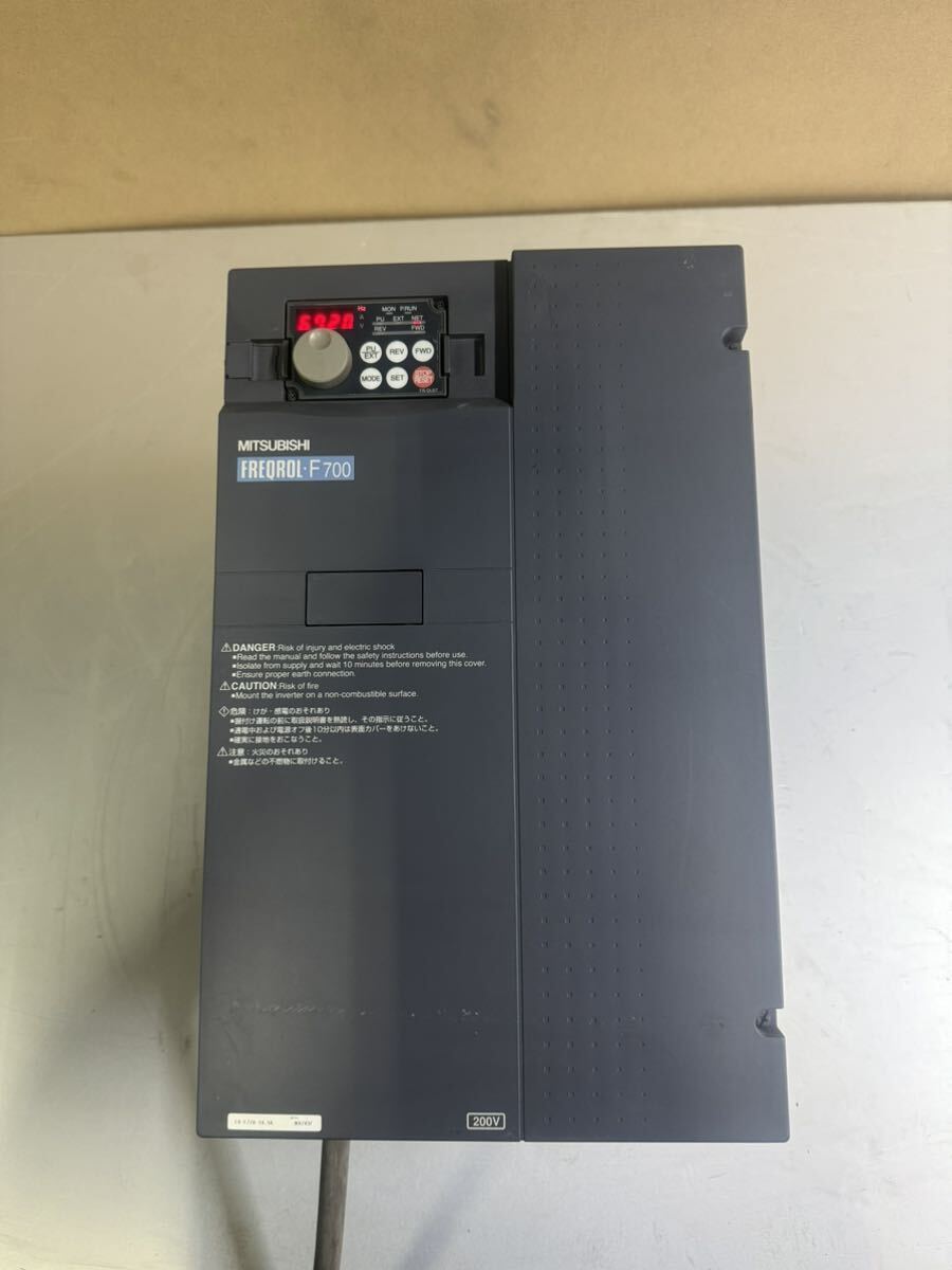 ☆ MITSUBISHI 三菱電機 インバーター 【 FR-F720-18.5K 】 200V 通電確認済 中古現状渡 No.2 ☆