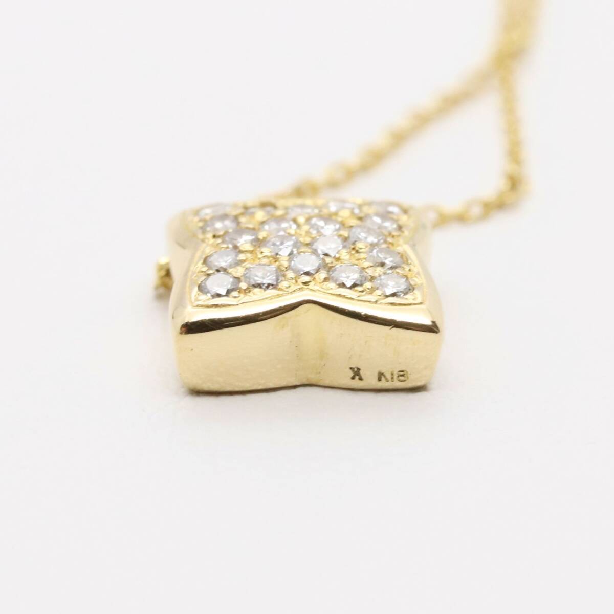 ヴァンドーム青山 アリュメ ダイヤ 0 18 ネックレス K18/24-1736 ヴァンドーム青山 アリュメ ダイヤ 0 18 ネックレス K18/24-1736