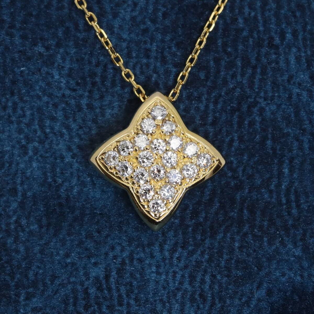 ヴァンドーム青山 アリュメ ダイヤ 0 18 ネックレス K18/24-1736 ヴァンドーム青山 アリュメ ダイヤ 0 18 ネックレス K18/24-1736
