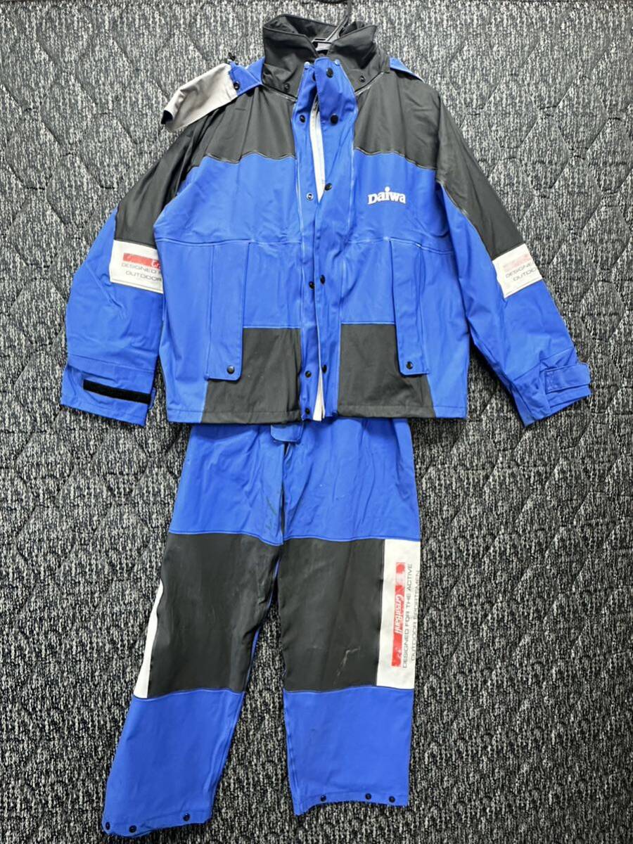 DAIWA ダイワ GREAT BANFF 上下 フィッシング ジャケット サロペット パンツ 防水 LL