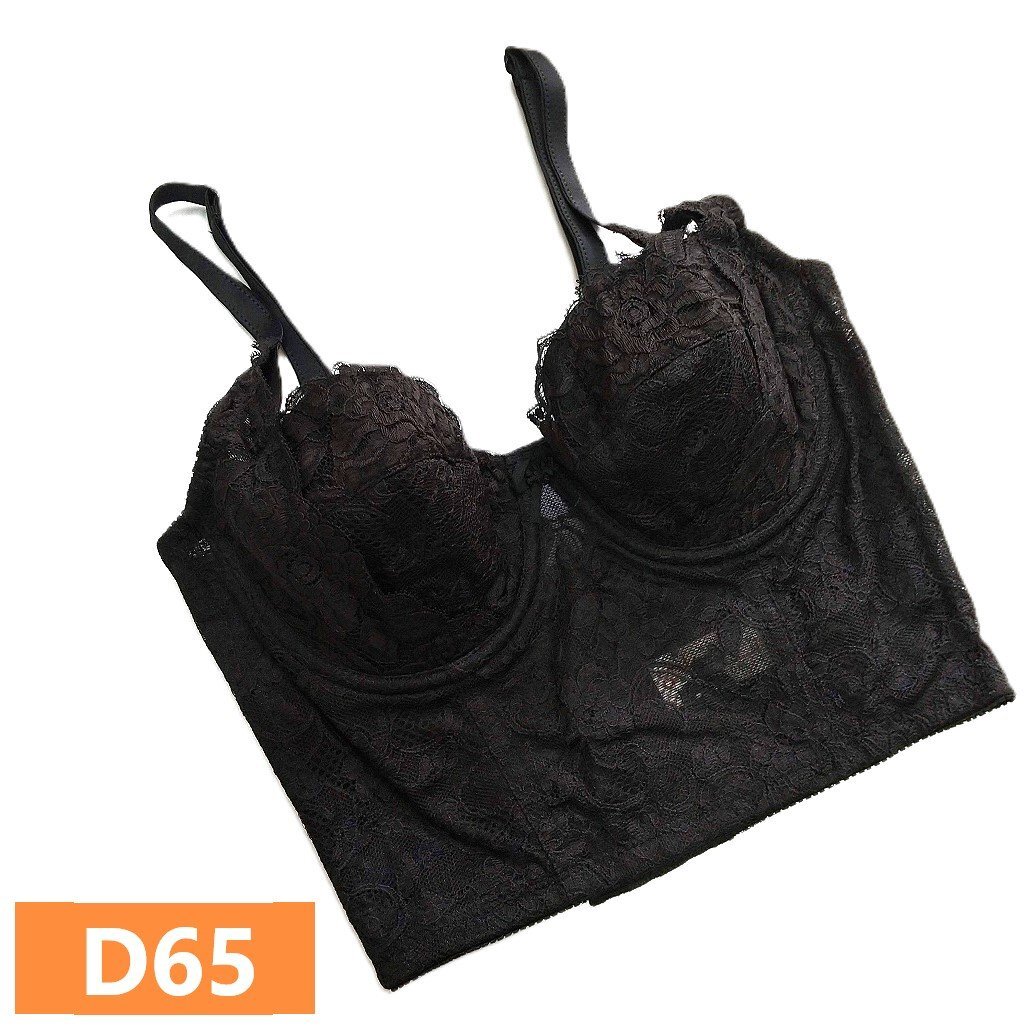 ラココ　クリファ　ブラジャー　D65　ブラック　黒　日本製　ラ・ココ　crefa　USED　良品 　♪st1749