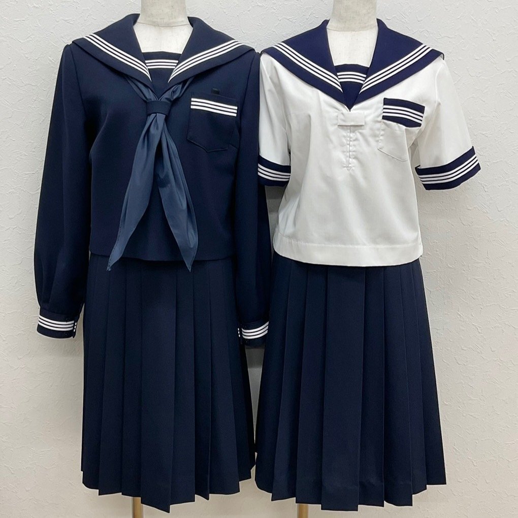 I693/S1176(中古)栃木県 逆川中学校 女子制服5点 /希少/閉校 I693/S1176(中古)栃木県 逆川中学校 女子制服5点 /希少/閉校