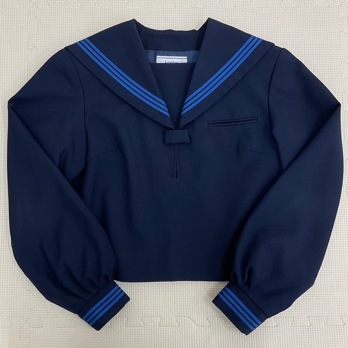 優先配送 U1167/T513()栃木県 /セーラー:160A/セーラーズ 4点 厚崎中学校 学生服