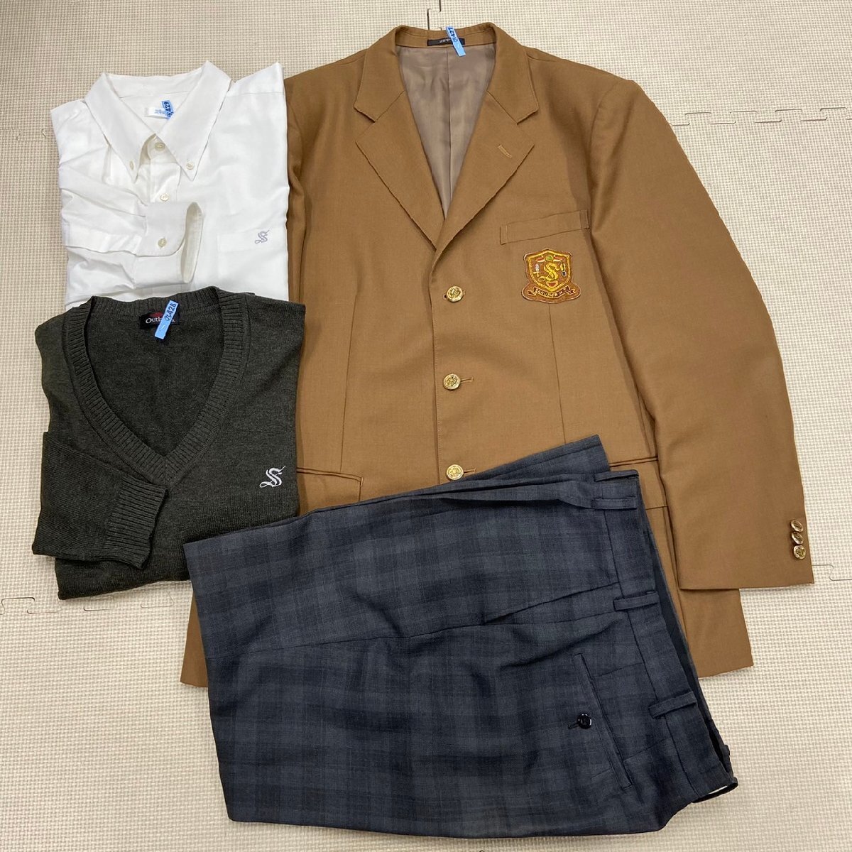 豊富な商品から Y1394/T301(中古) 栃木県 作新学院高校 男子制服 1点 /M 学生服