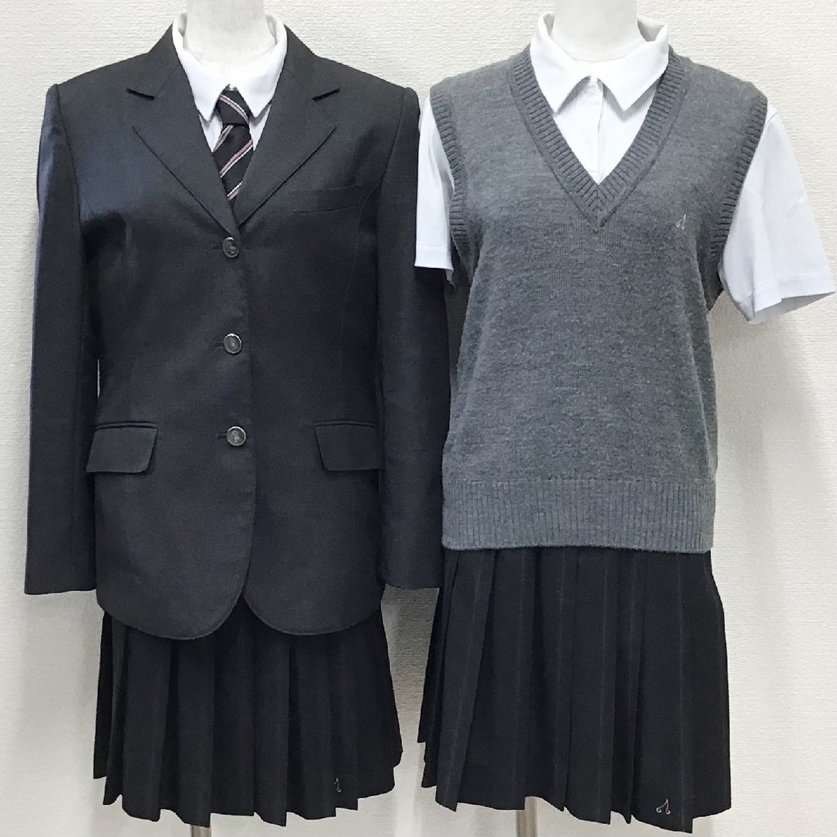 O980/T1205(中古)栃木県 小山北桜高校 女子制服9点 /指定/160A O980/T1205(中古)栃木県 小山北桜高校 女子制服9点 /指定/160A