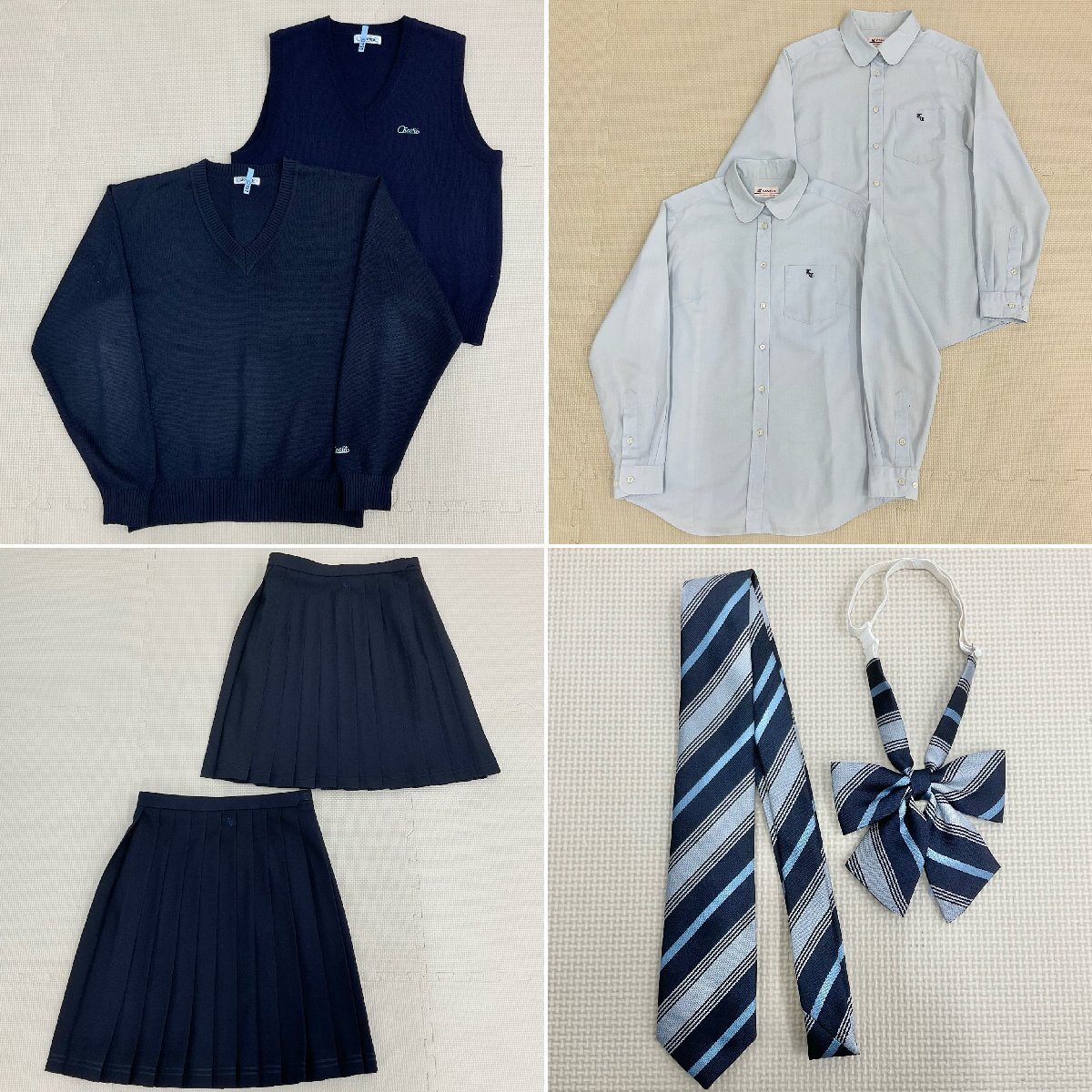 U1195/S1397(中古/箱)千葉県 県立銚子高校 9点 /校章付/ブレザー U1195/S1397(中古/箱)千葉県 県立銚子高校 9点 /校章付/ブレザー